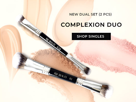 Ray beauty Dual Brush Set Combo R1 + R28  (2 Pcs)